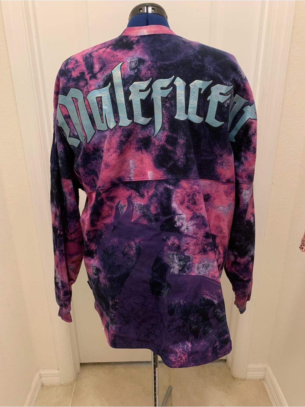 Disney Maleficent Villains Tie Dye Sleeping Beauty Spirit Jersey Adult XXL - Picture 3 of 16